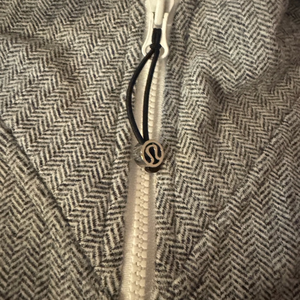 lululemon athletica Gray Herringbone Hoodie